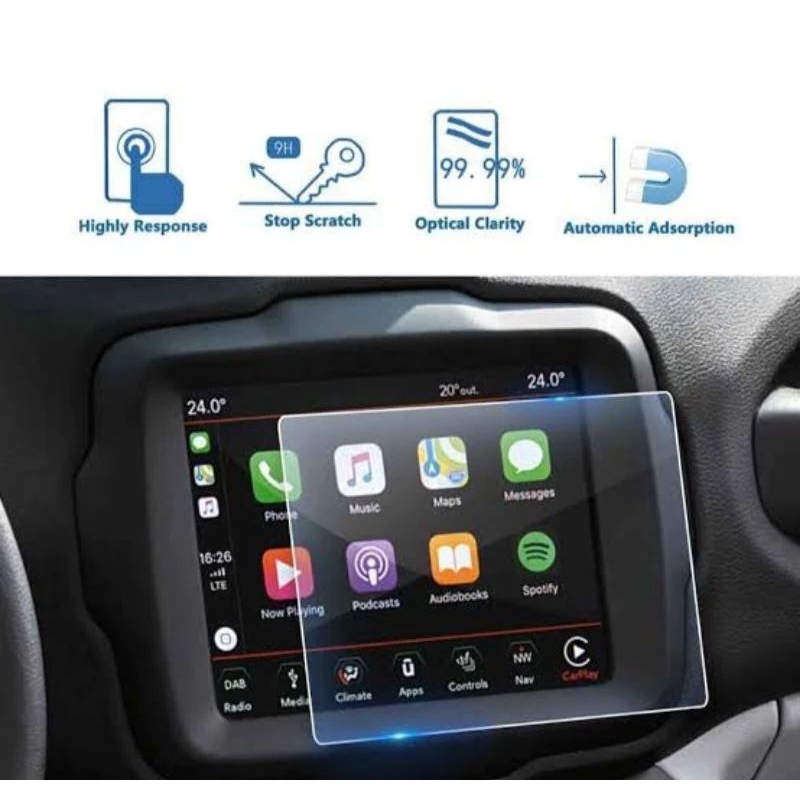 TAKUT LECET  ANTI GORES HEAD UNIT android mobil / screen protector layar TV mobil/ ANTI GORES LAYAR 