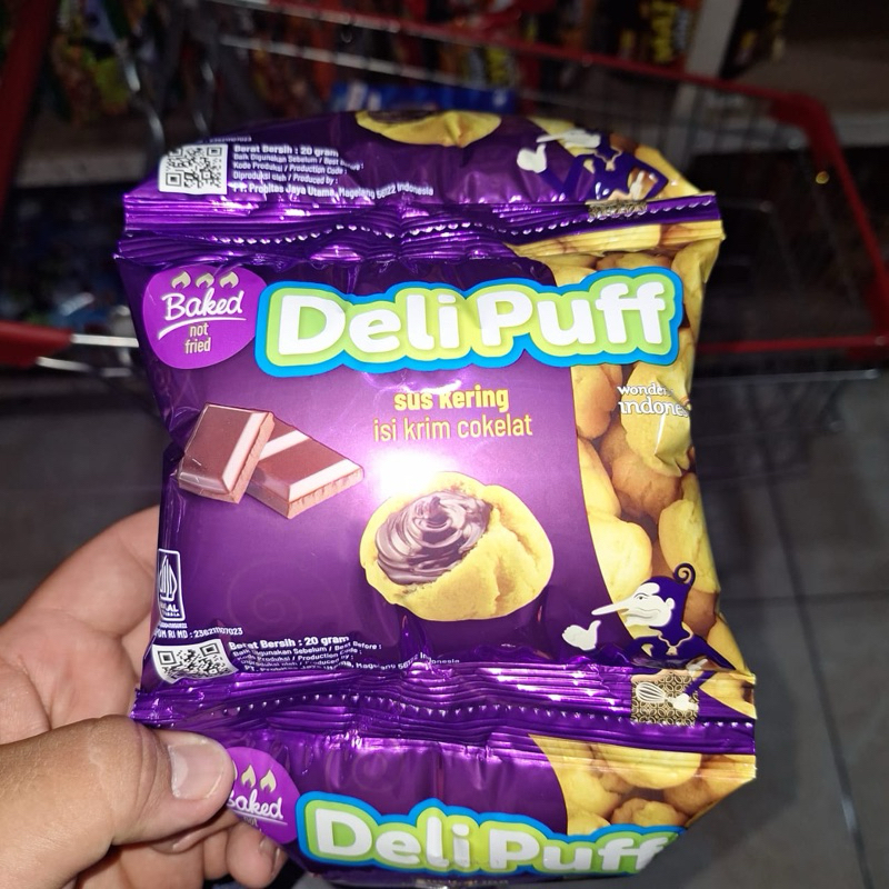 

DeliPuff sus kering Cokelat 20gram renteng