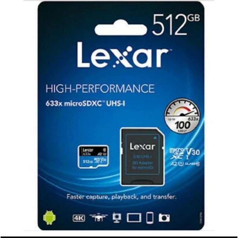 micro sd lexar 512gb