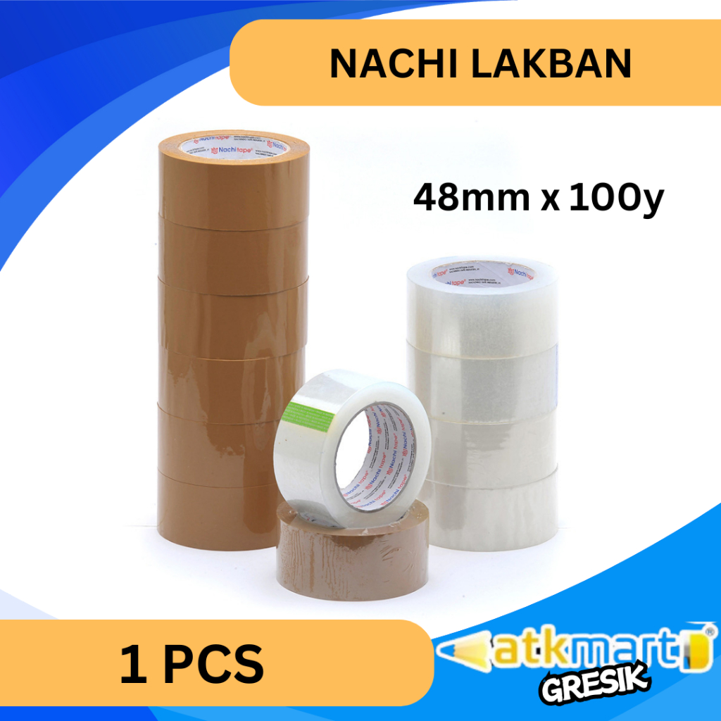 

NACHI LAKBAN ISOLASI PLAKBAN 2 INCHI UKURAN 48MM TEBAL