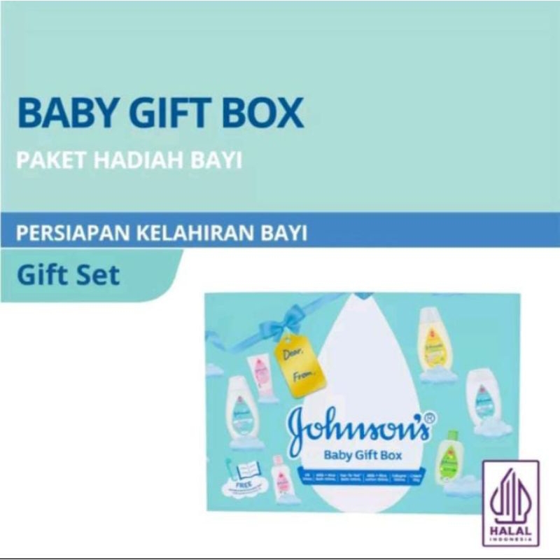 Johnson's Baby Gift Box/Set Hampers Perlengkapan Bedak Bayi Lengkap/Set Kado Bayi Termurah