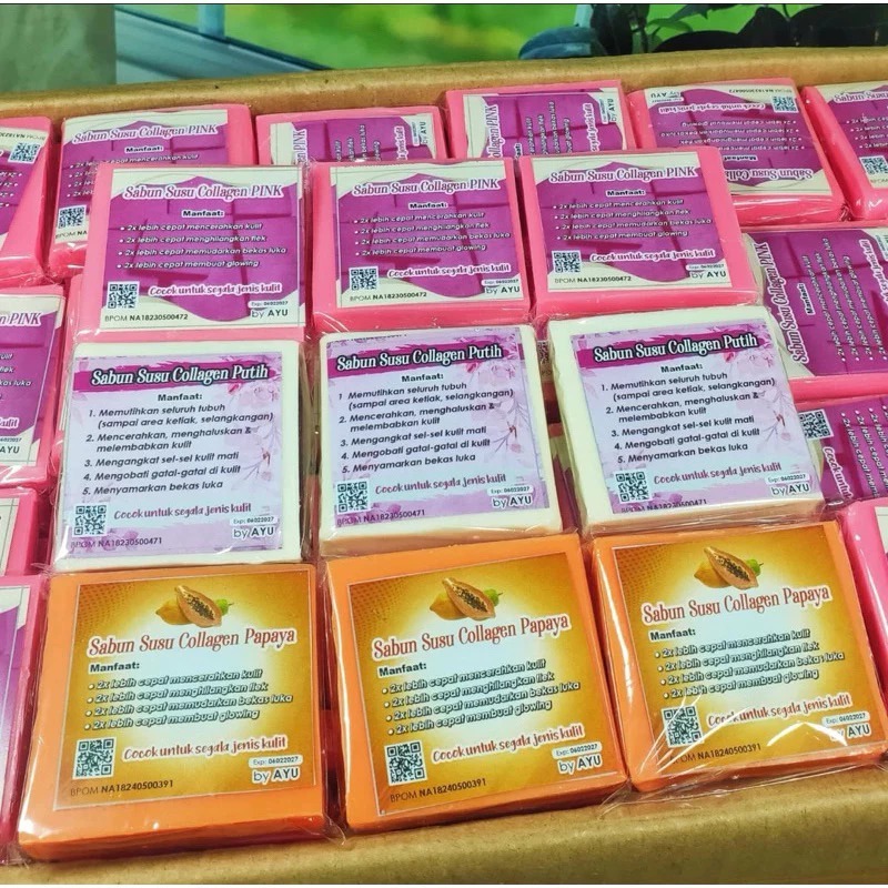 SABUN SUSU COLLAGEN by Ayu | Sabun Susu Viral | Sabun Kolagen Viral