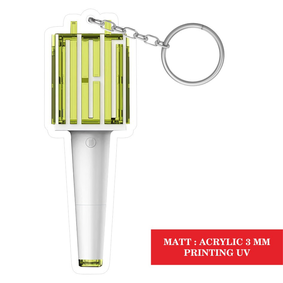Gantungan Kunci Keyring Meumwonbong Fanlight lightstick NCT