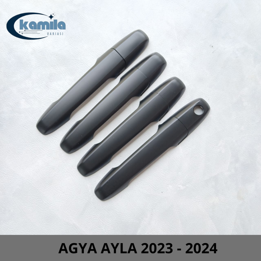 Handle Cover Pintu Mobil Ayla 2023 - 2024 Hitam