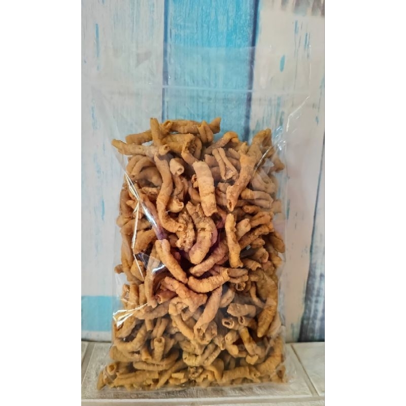 

Kripik Usus Ayam 500gram Gurih Asli