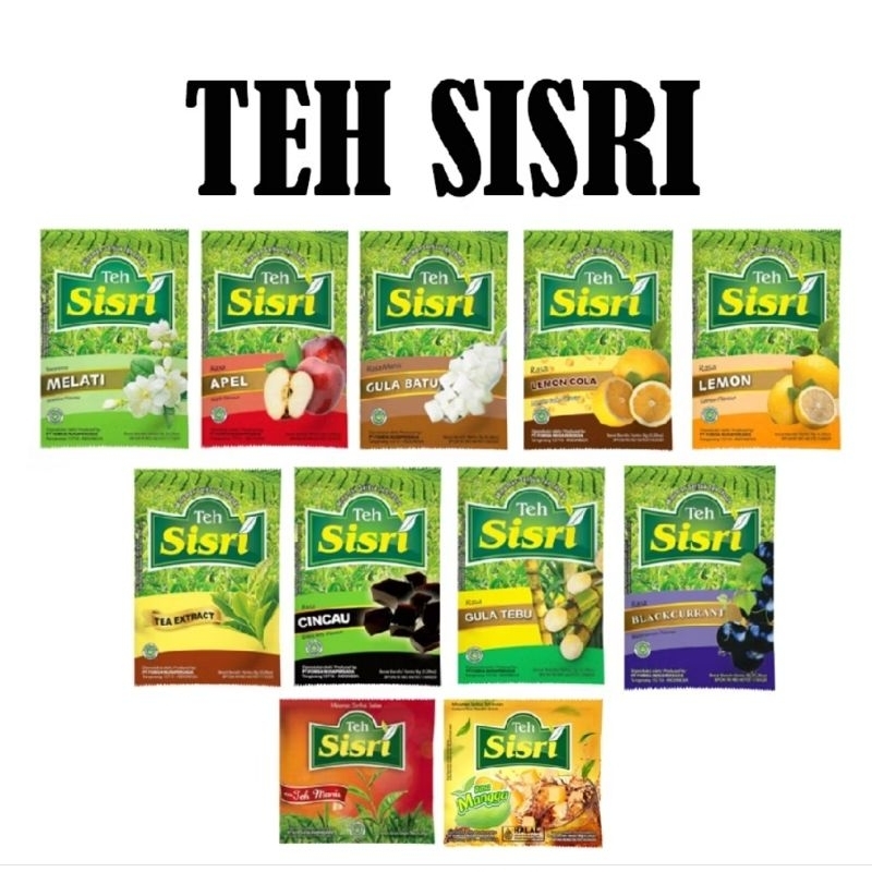 

Teh sisri // 1 renteng 10pcs @8gr