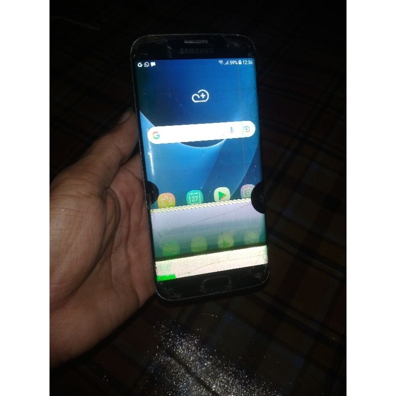 Mesin Samsung S7 Edge, dual Sim dan all operator, normal