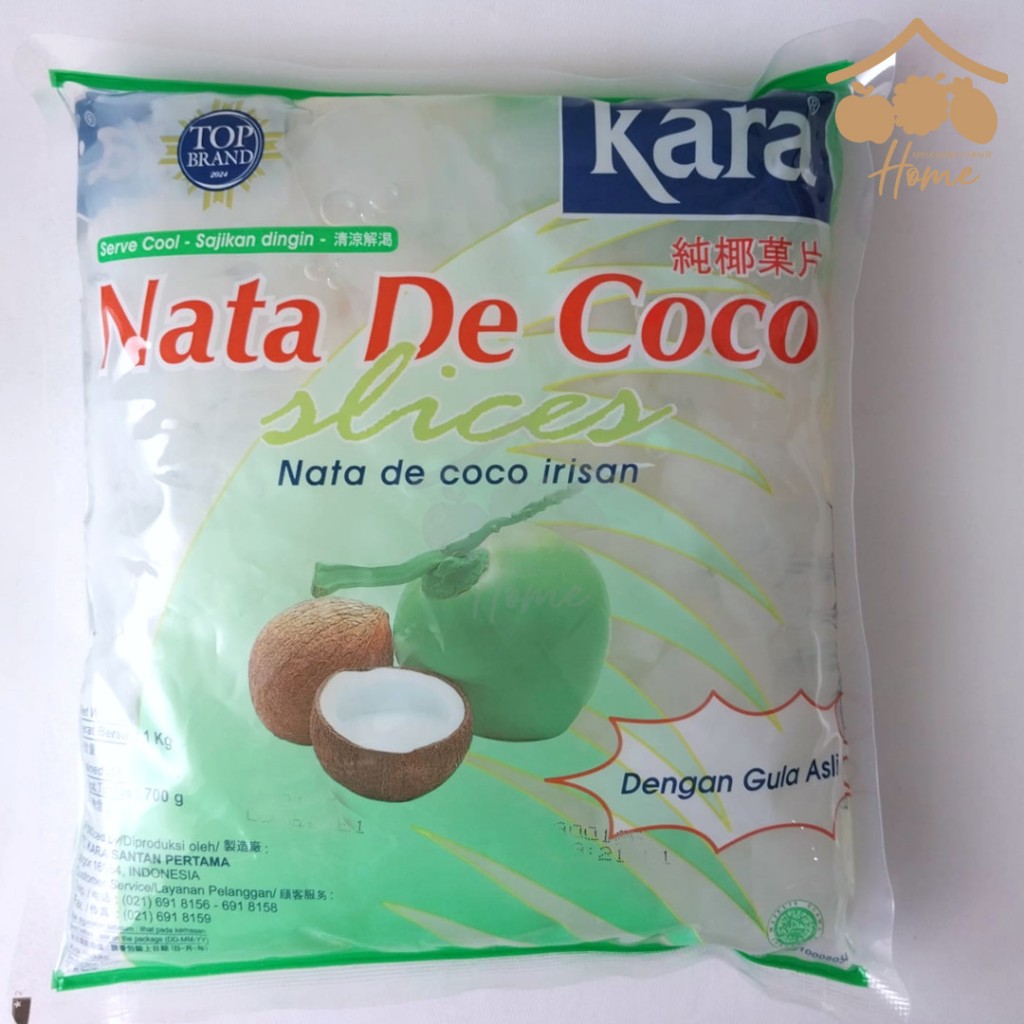 

Kara Nata De Coco 1kg SLICE Sari Kelapa kotak natadecoco 1000gr 1 kg irisan pouch refill