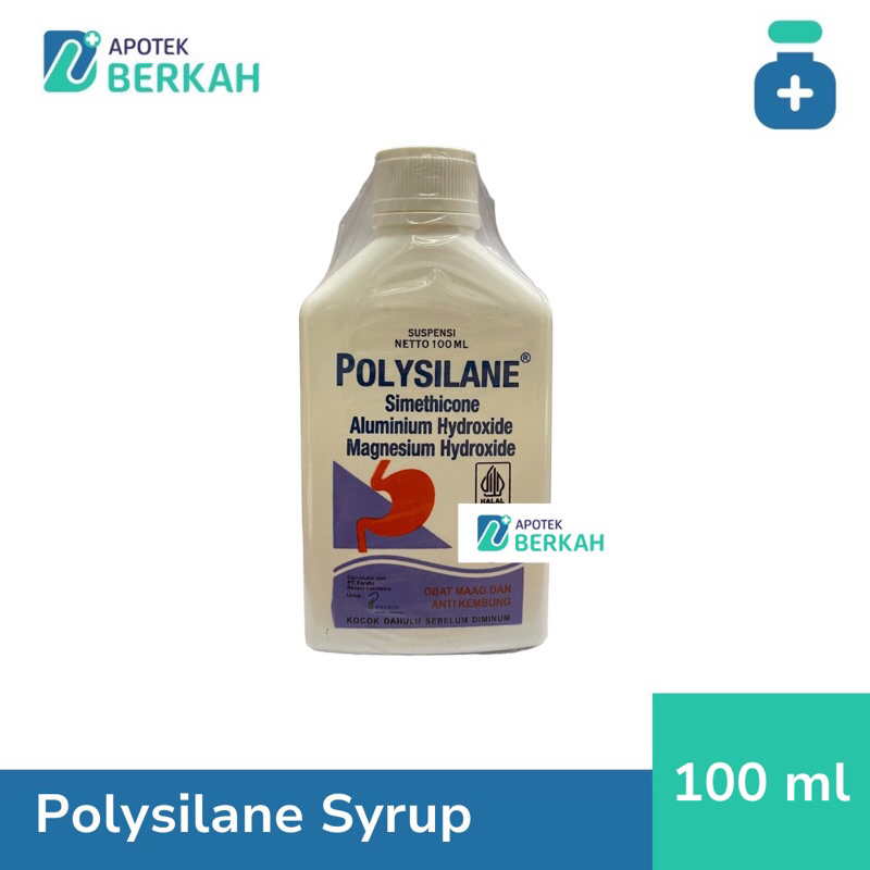 

Polysilane Suspensi Untuk Meringankan Gejala Maag & Kembung - 100ml