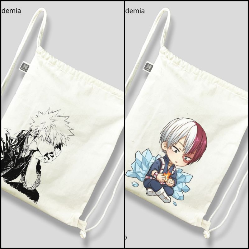 Tas Serut Stringbag Anime  Boku No Hero Todoroki Bakugo