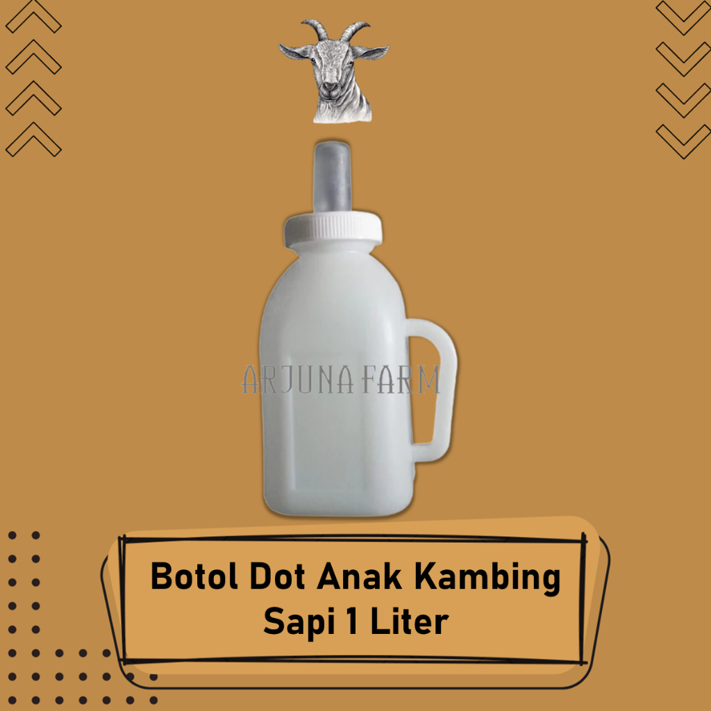 Botol Susu Hewan Ternak Sapi Domba Kambing Kapasitas 1Liter Cod Dan Best Seller