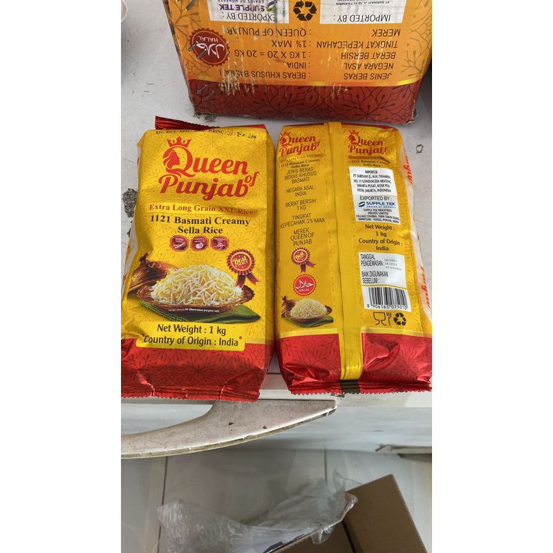 

Beras Basmati Quenn Punjab 1Kg Extra Long XXL
