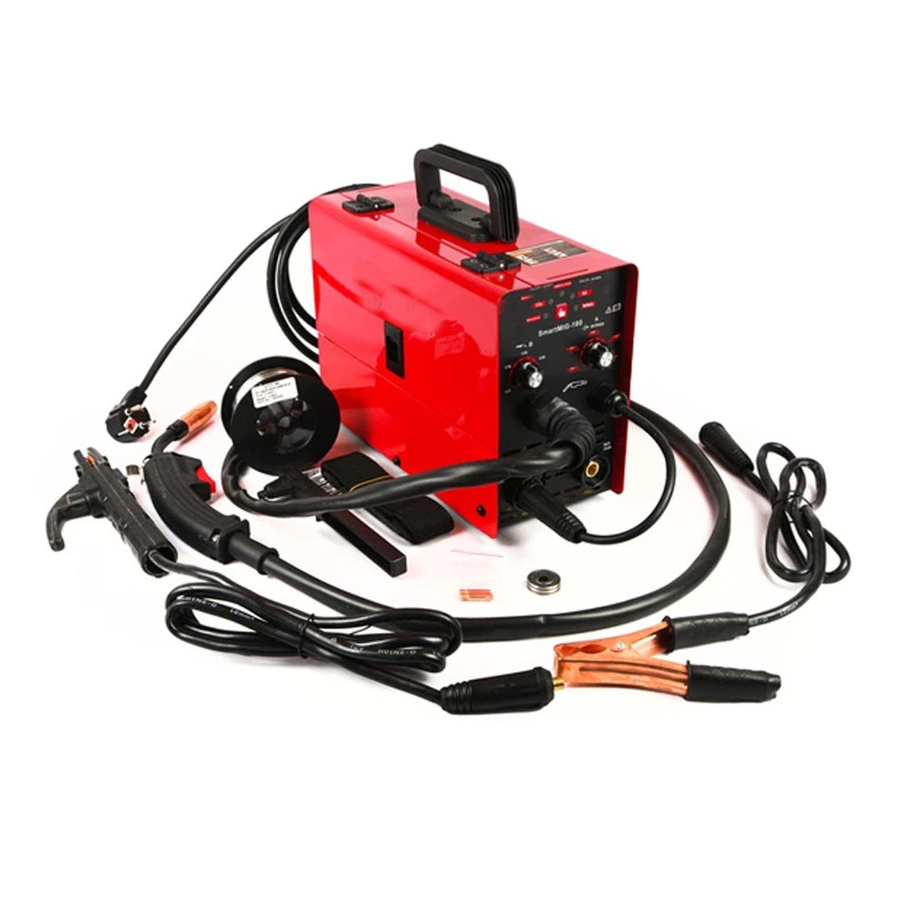 44cipay - Mesin Las REDBO MIG-120 450 Watt Inverter Tanpa Gas Set Lengkap Trafo Las Listrik IGBT