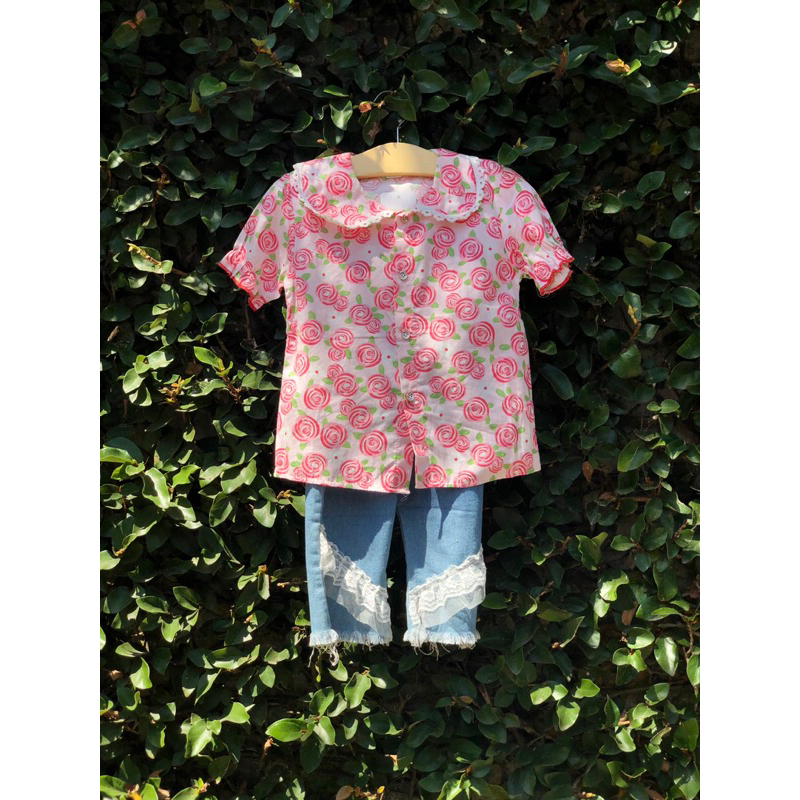 Simungil Babyshop Setelan Anak Perempuan Pendek Setelan Anak Cewek Pendek Setelan Celana Anak Peremp