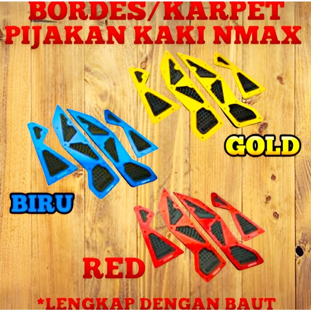 BORDES PIJAKAN KAKI NMAX LAMA KARPET MOTOR NMAX OLD PLAT BORDES NMAX 155 LAMA