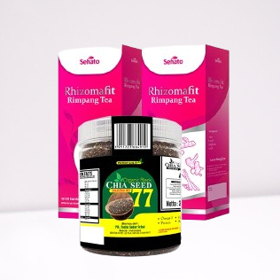 

Rhizoma Tea Rhizomafit + Biji Chia Black Chia Seed 77 PAKET DOUBLE