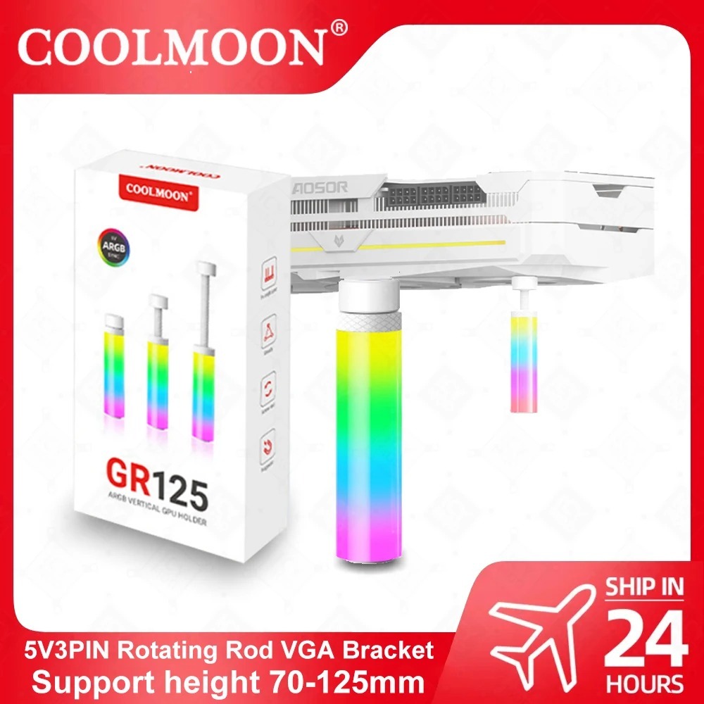 COOLMOON VGA HOLDER GR125 ARGB SYNC