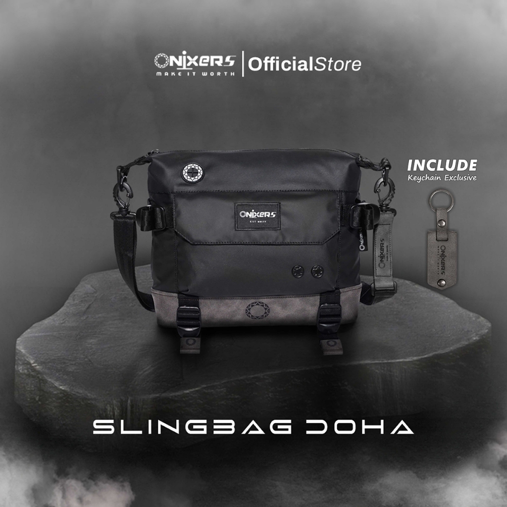 Onixers DOHA Slingbag Tas Selempang Pria Waterproof