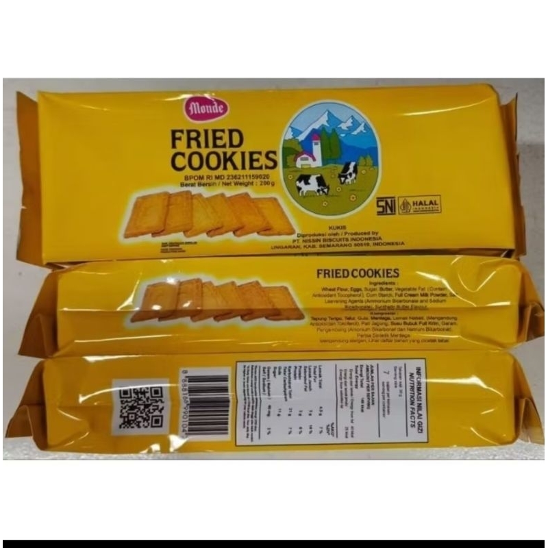 

Monde Fried Cookies 200gr