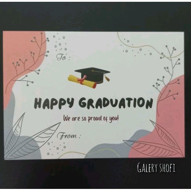 Kartu Ucapan | Gift Card | Happy Graduation