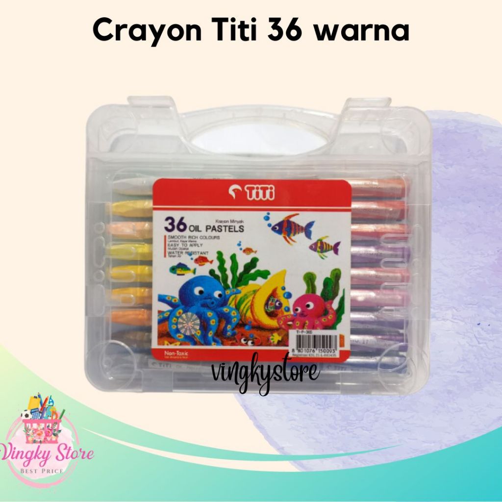 

Crayon / Oil Pastel Titi 36 Warna