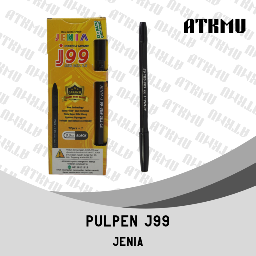 

Pulpen Jenia J99 0,5 mm 1 Pak isi 12 Pcs (TANPA BOX)