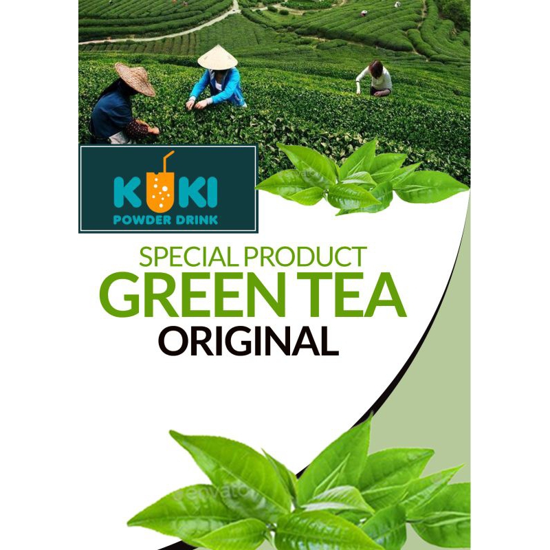 

Original Green Tea BuBuk Minuman Premium 1kg Halal