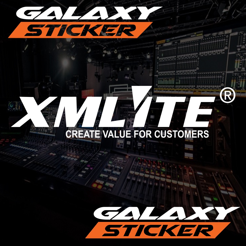 cutting sticker hardcase box sound lighting xmlite.stiker box lampu logo xmlite