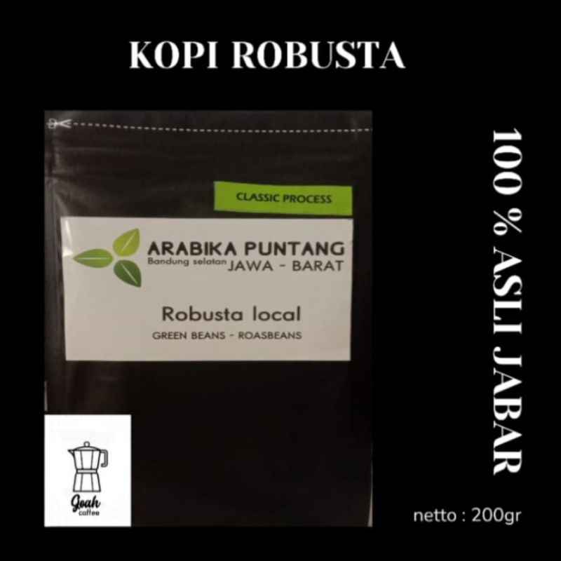 

Kopi Robusta origin gunung puntang 200gr
