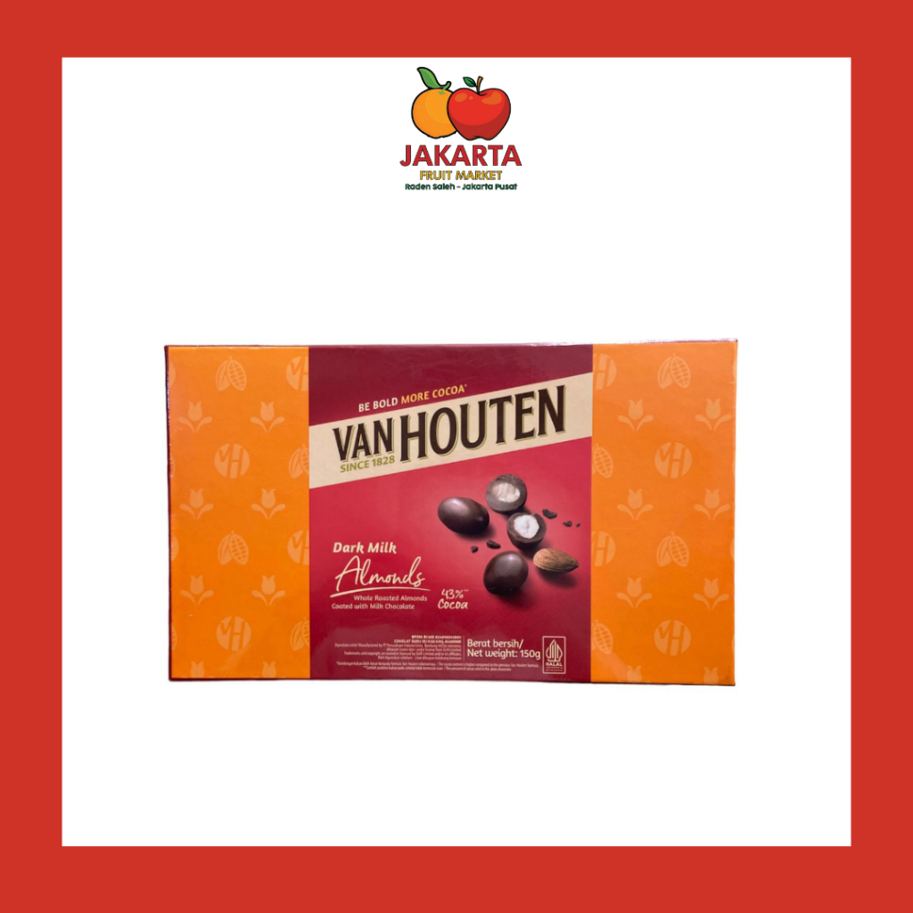 

Van Houten Drak Milk Almond 43% cocoa
