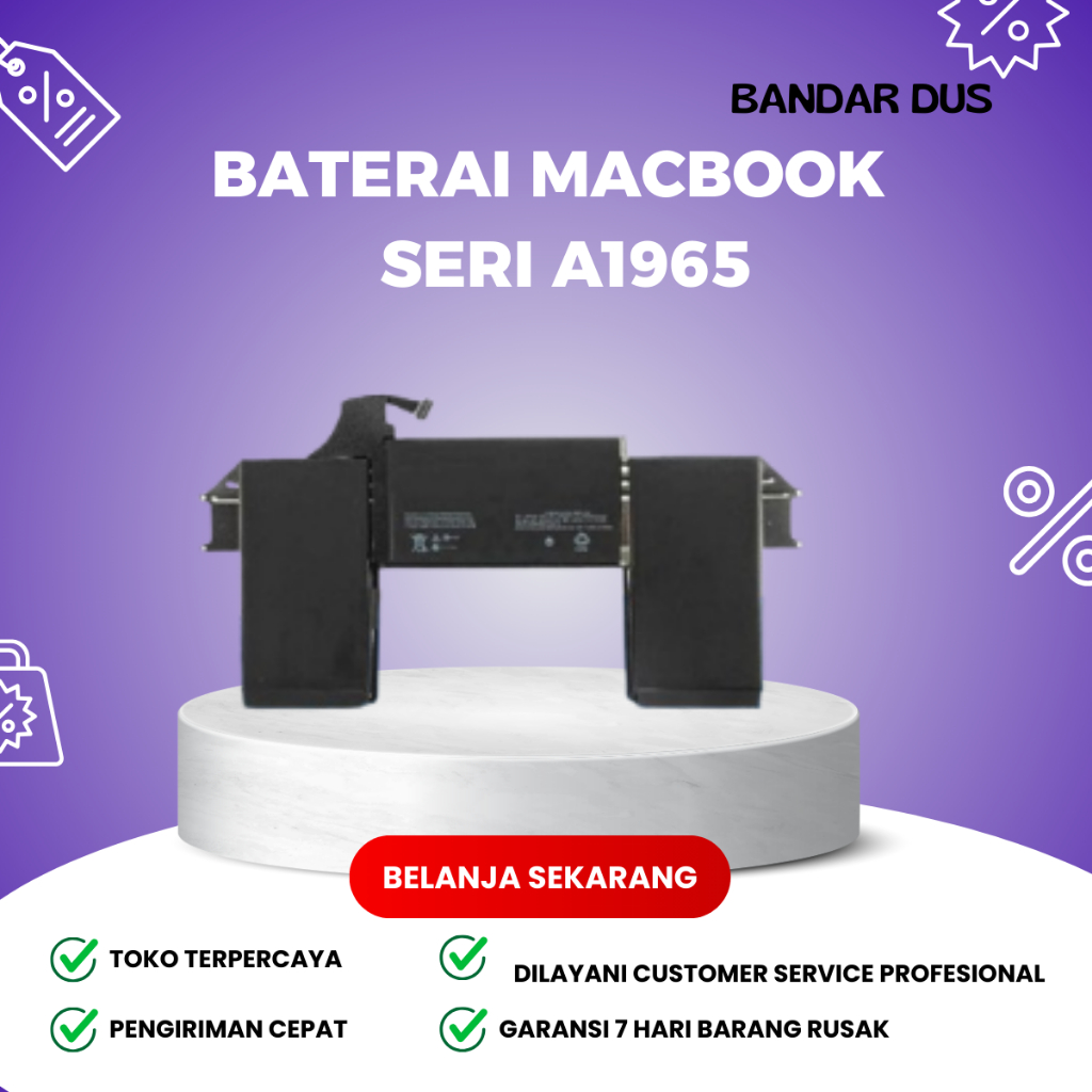 Baterai Original MacBook Air Retina 13 inch A1932 / A2179 / A1965