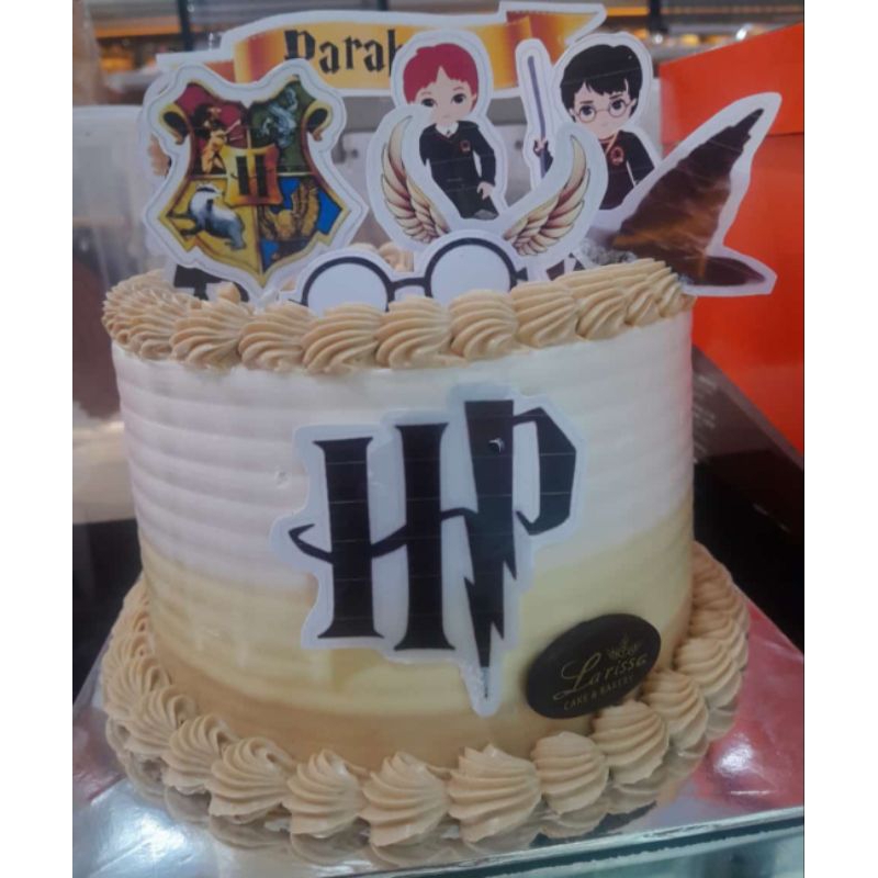 

Kue ulang tahun karakter Harry Potter - kue tart ultah - black forest karakter