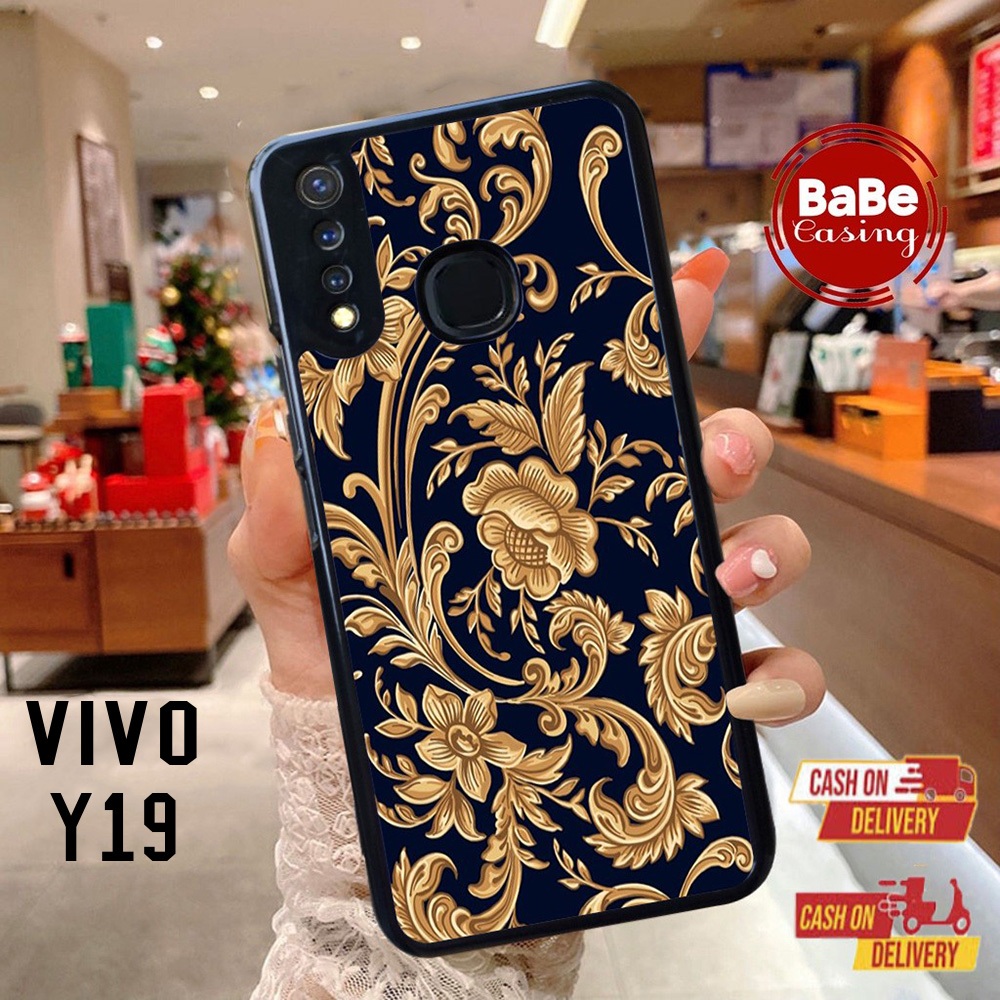 Casing Hp Vivo Y19 Terbaru Bunga Keren Case Vivo Y19 Case Hardcase Glosy Terlaris Termurah