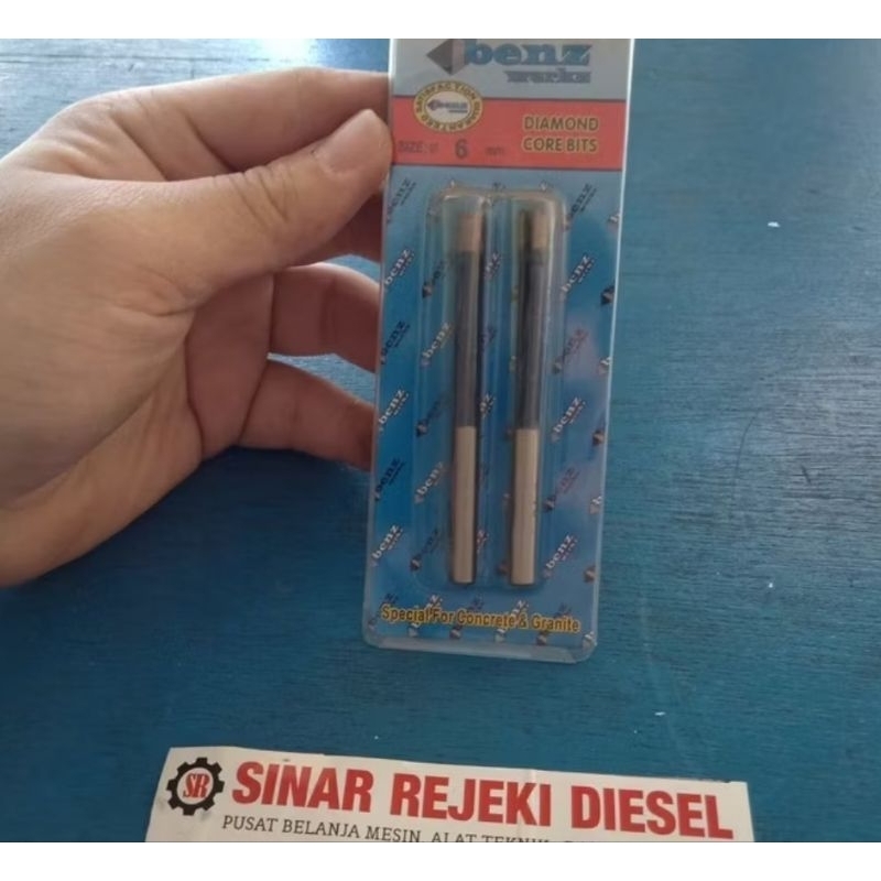 Diamond Core Bit Boring Coring Mata Bor Granit 6mm 6 mm Benz harga x1