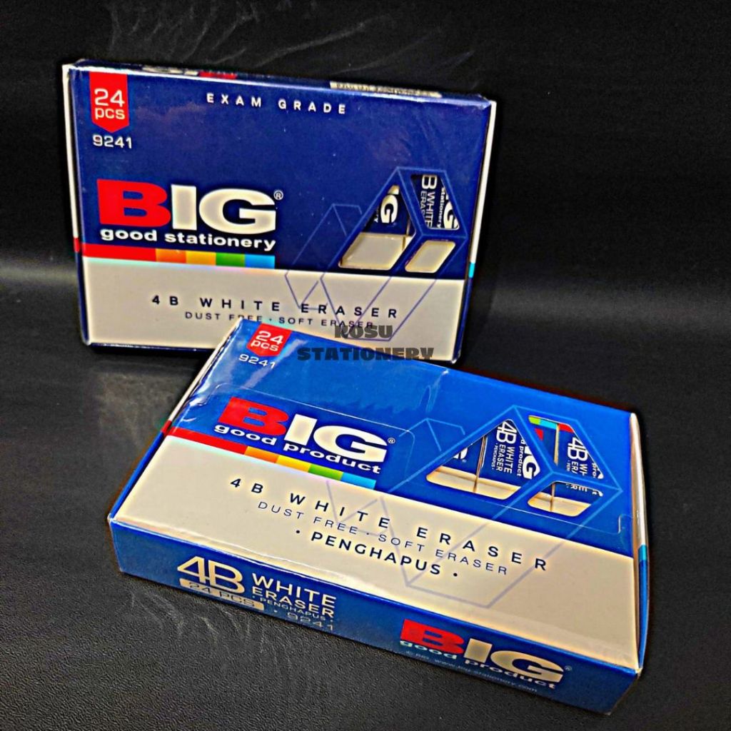 

PENGHAPUS PENSIL / STIP / ERASER TANGGUNG BIG 24pcs 9241 PUTIH