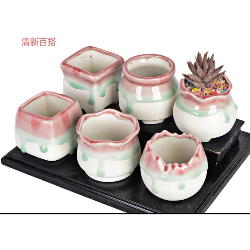 Pot keramik sekulen /kaktus (6)