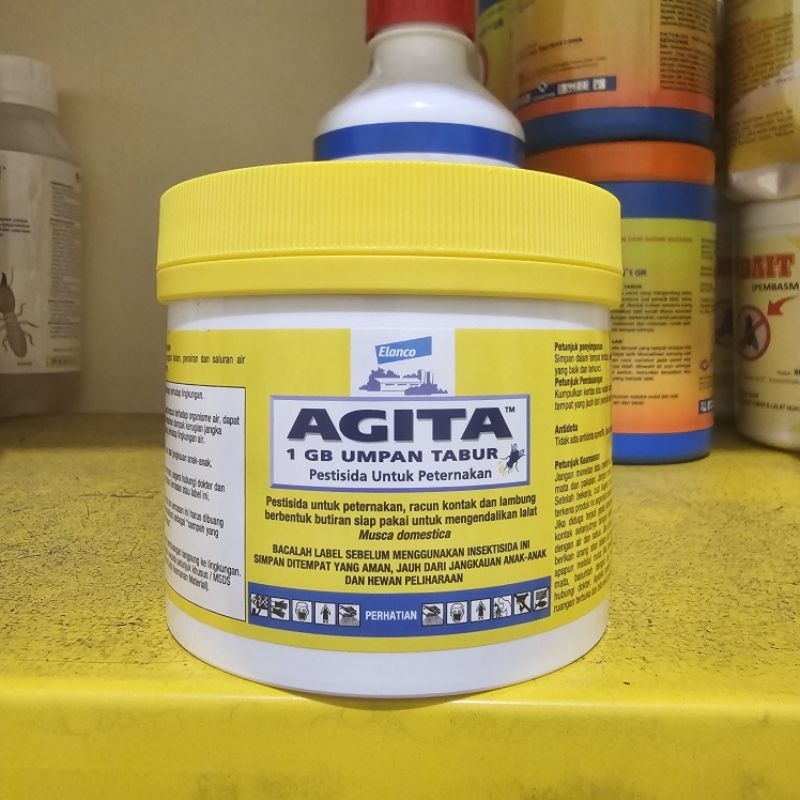 OBAT LALAT AGITA 1GB - PESTISIDA LALAT TABUR - LEBIH EFEKTIF RESTORAN PERTERNAKAN  400gram