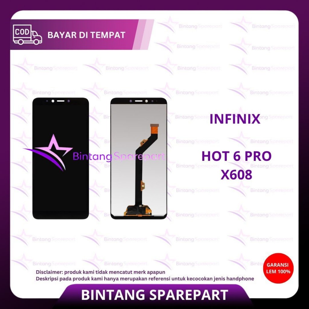 LCD TOUCHSCREEN INFINIX X608 ( INFINIX HOT 6 PRO )