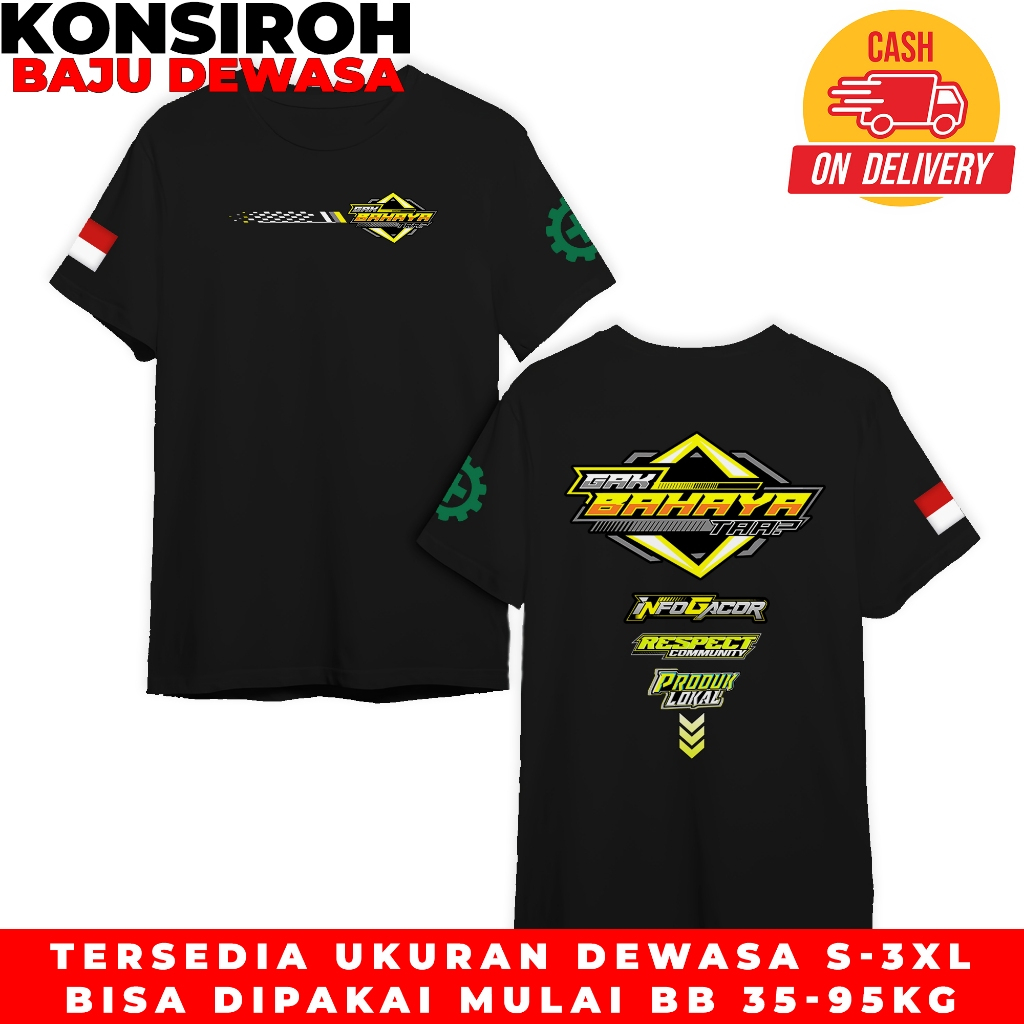 Kaos Gak Bahaya Ta Baju Viral Kata Kata Sindiran Terbaru Tshirt Racing Gak Bahaya Ta Racing Keren