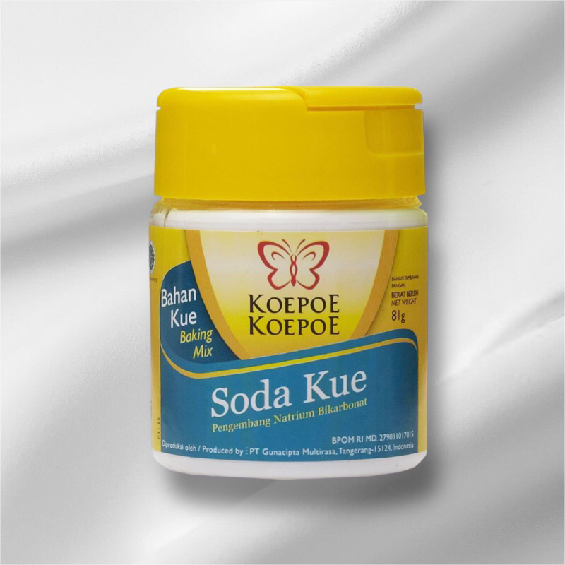 

Koepoe Koepoe Soda Kue Baking Soda Pengembang Kue Natrium Bikarbonat 81gr