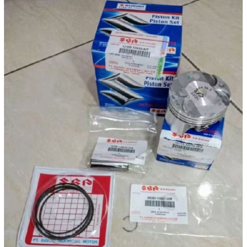 PISTON/SEHER SET SATRIA FU 150 INJEKSI, GSX 150 ORIGINAL