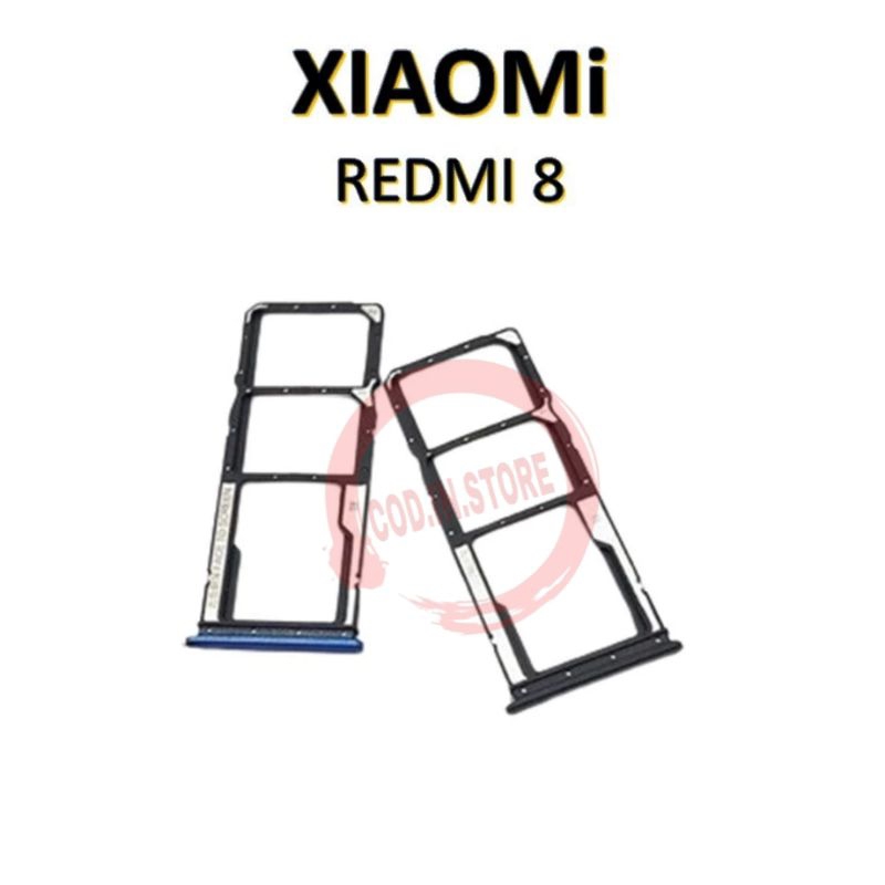 Simtray Xiaomi Redmi 8 Slot Simcard Tempat Kartu Sim Dudukan Kartu Sim card