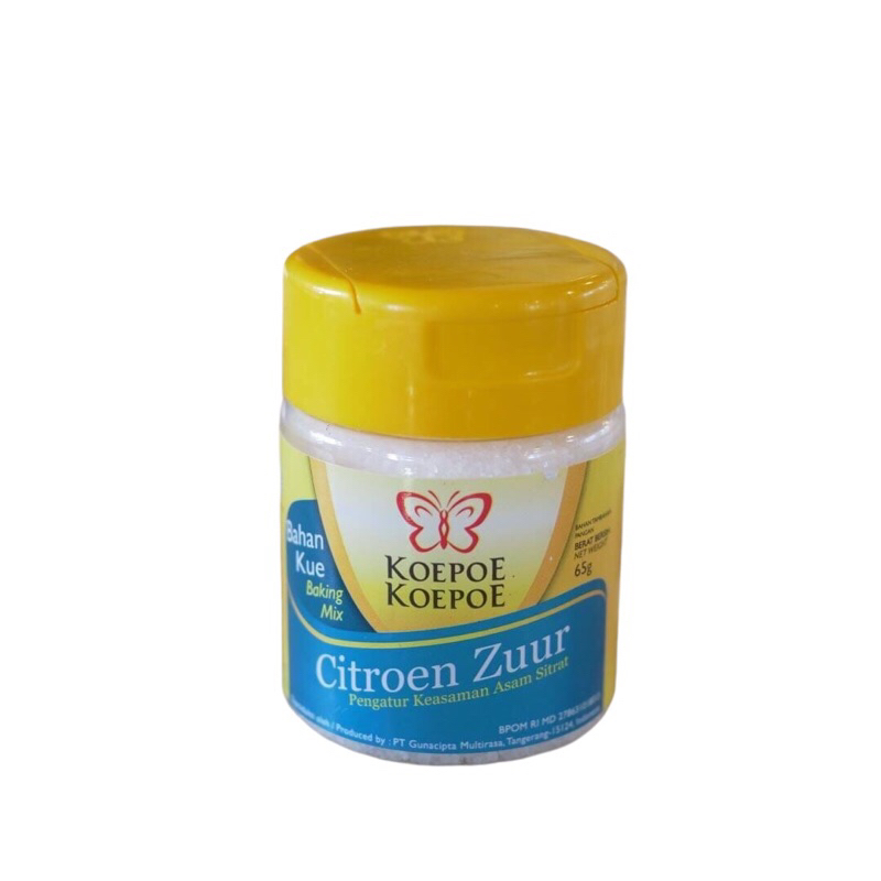 

Koepoe Koepoe Citroen Zuur Sitrun Asam Sitrat 65gr