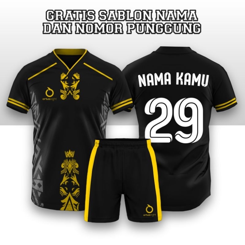 BAJU BOLA GRATIS SABLON NAMA NOMOR PUNGGUNG BAJU FUTSAL. DEWASA COWOK CEWEK BAJU OLAHRAGA