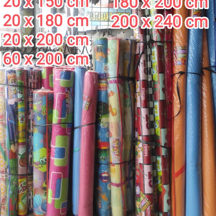 HEMAT BESAR Tikar Karpet Spons Karakter 12 x 16 x 2 x 24 cm Karpet Lantai Sepon Motif Karpet Busa Ti