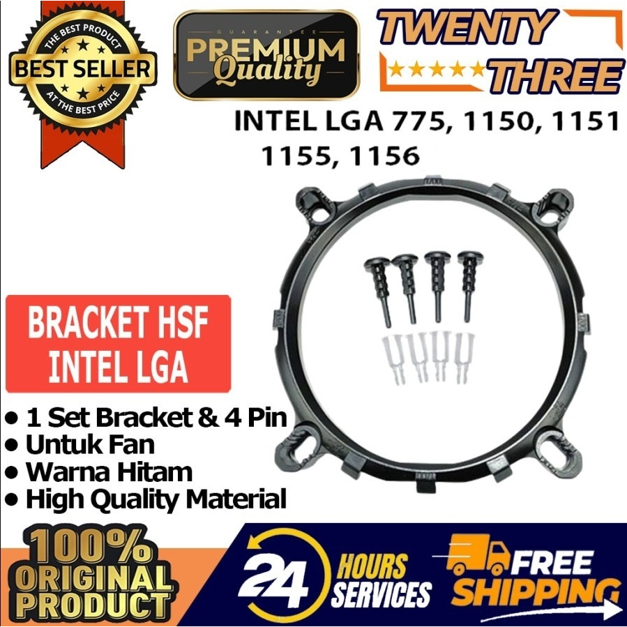 BRACKET INTEL LGA CPU HEATSINK BASE HOLDER 4 IN 1 HSF PROCESSOR FAN 775 1366 1150 1151 1155 1156 kip