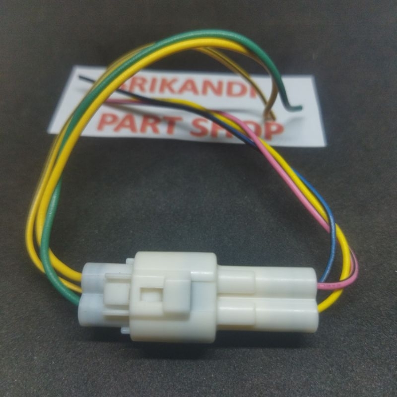SOKET SOCKET KABEL WATERPROOF PIN 3 SOKET DLC SCANNER SOKET LAMPU DEPAN YAMAHA NMAX R25