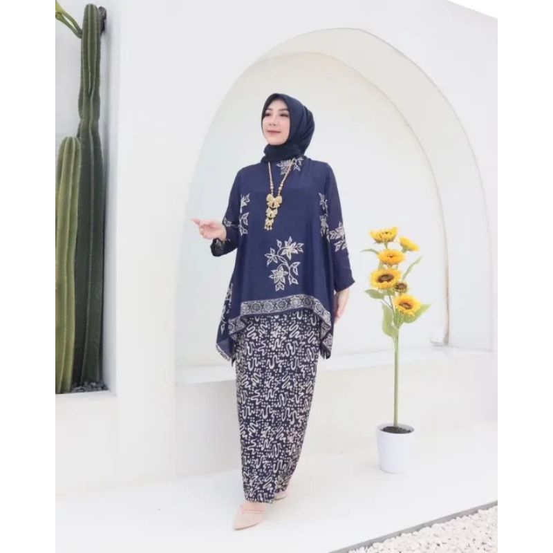 SETELAN PESTA VISCOSE MEWAH / SETELAN BATIK TRADISIONAL INDONESIA