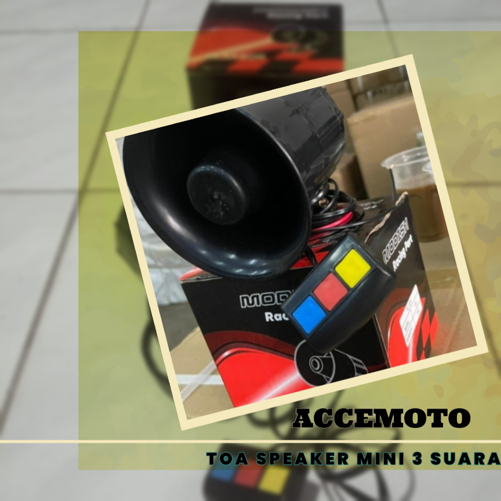 Toa mini speaker mini model corong kotak 3 mode suara