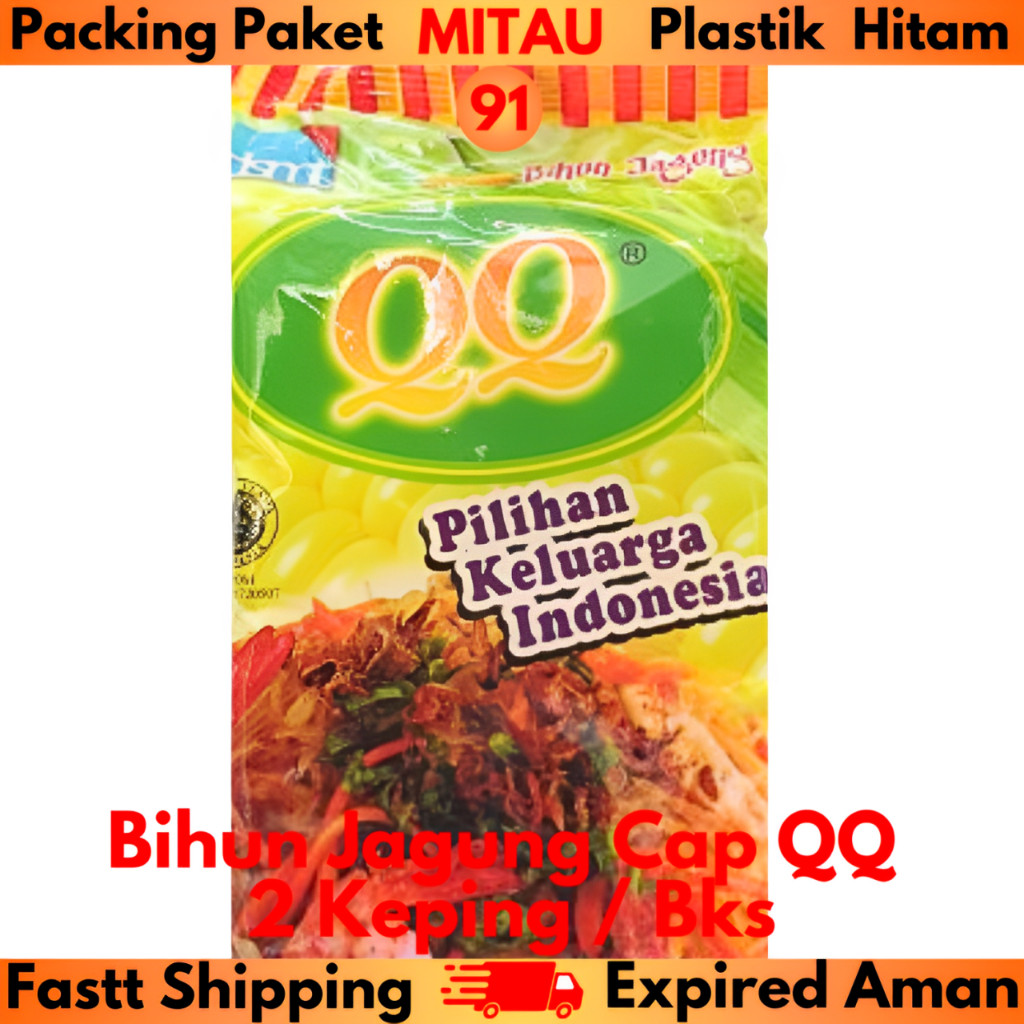 

Bihun Jagung QQ 2 Kpg/Bks Packing Plastik Beli 10 Bks Lebih Murah